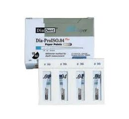Papírové čepy DiaDent sterilní 4% 040