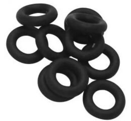 O-Ring Ultrasonic Inserts, plastic inserts, 12pcs.