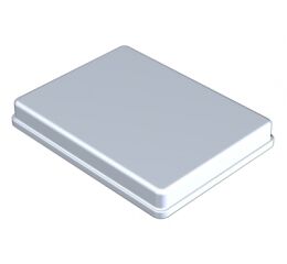 Víko aluminium 18x14x2,5cm