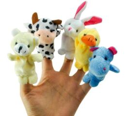 Plyšáci na prst, 2ks