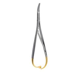 Jehelec Mathieu, zahnutý, 17cm, TC