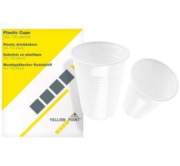 YELLOW POINT plastové kelímky, 150ml - 3000ks