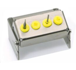 Stojánek na 4 vrtáčky, žlutý