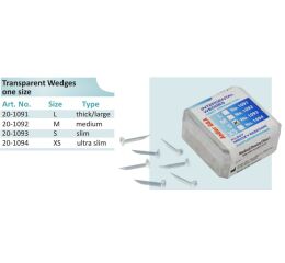 Transparent Light Conductive Wedges Ultra Slim 100
