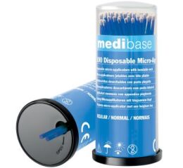 Medibase mikro aplikátory, 400ks regular modré