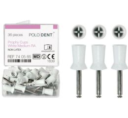 POLODENT Prophy kalíšky střední  bílé