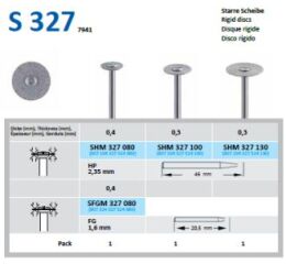 HORICO diamant sintrovaný disk 10/0,3mm
