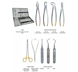 Set extrakční 9 nástrojů + kazeta