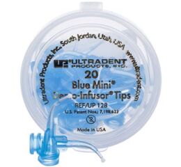 Blue Mini Dento-Infusor Tips - kanyly, 20ks