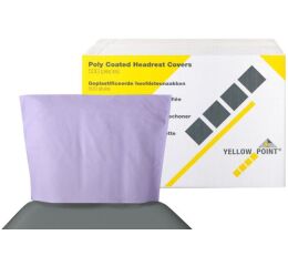 Návleky na opěrku hlavy 25 x 33 cm, levandulové