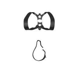 Rubber Dam spona 9S anterior s křidélky Black Line