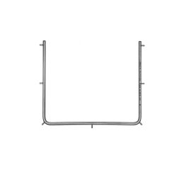 Kofferdamový rámeček kovový, dětský, 13cm