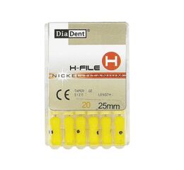 H-Files DiaDent (NiTi) 25mm, 15/40