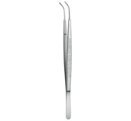 Pinzeta Gerald , zahnutá, 1-2, 17cm