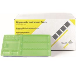 YELLOW POINT Tácky plastové 28 x 18 cm limetkové