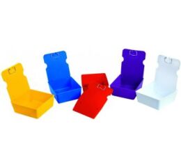 Box s víkem na modely, 10ks žlutý