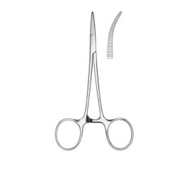 Jehelec Halsted-Moquito 12cm, zahnutý