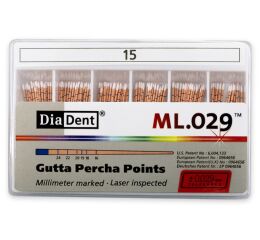 Guttaperčové čepy DiaDent 2%