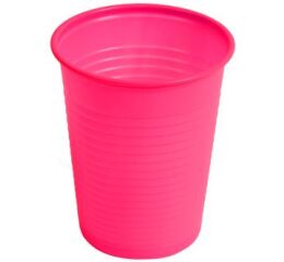 Kelímky plastové 180ml, fuchsie 100ks