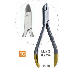 Kleště Ligaturky Wirecutter max. průměr 0,7mm