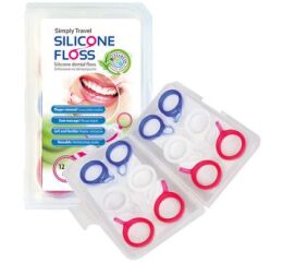 Silicone Floss - dentální nit, 12ks