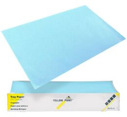YELLOW POINT Filtr. papír na tácky 28x36, sv.modrý