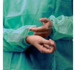 OMNIA chirurgický plášť, 50ks zelený