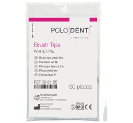 POLODENT štetečky bílé/bíle jemné