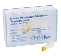 Matrice Hawe Transparent Premolar, 50ks