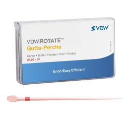 Guttaperčové čepy VDW Rotate, 60ks 30/.04