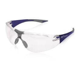 Ochranné brýle čiré- modrá obroučka