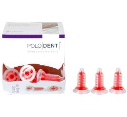 POLODENT míchací koncovky Dynamic červené