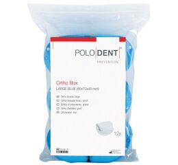 POLODENT Ortho Box modré velké 80 x 70 x 40 mm