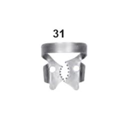 Spona kofferdam horní molar 31