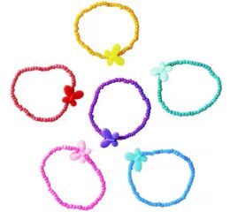 Perličkové náramky, 48ks