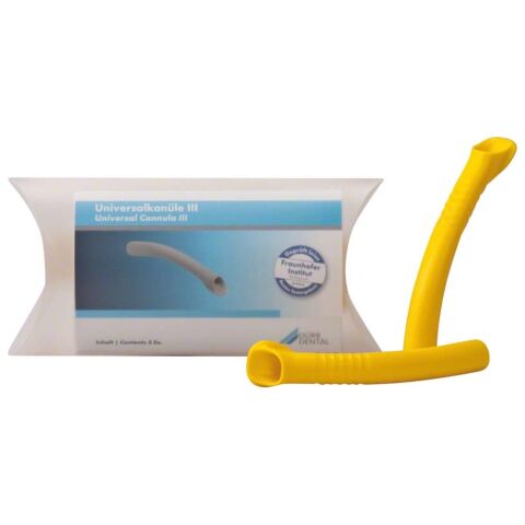 Universal Cannula III - odsávací kanyly, žluté