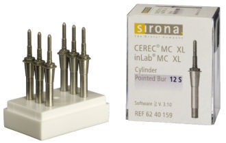 Cerec Cylinder Pointed Bur 12S vrták, 6ks
