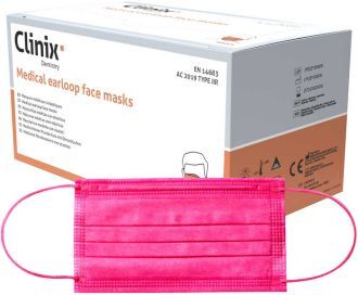 Clinix - ústenky s gumičkou, 50ks fuchsiové