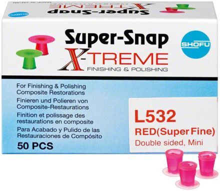 Super-Snap X-treme 8mm extra jemné červené