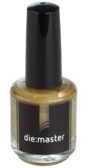 die:master - distanční lak, 15ml zlatý