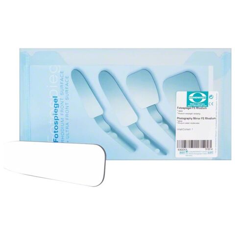 Foto zrcátko Rhodium FS lateral straight 42x128mm