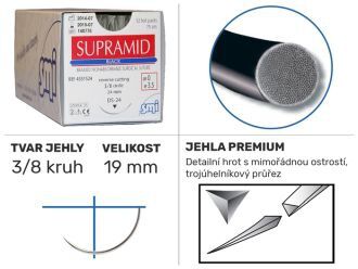 Supramid UP3/0 DS19, 12ks
