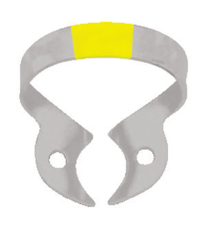 Fiesta spona bez křidélek č.W8 žlutá