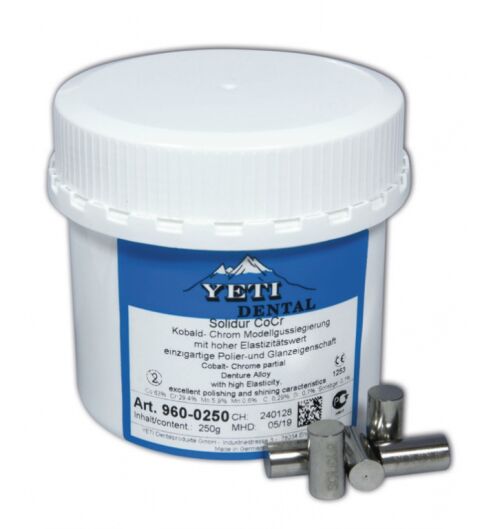 YETI Solidur CC - chromkobaltová slitina, 1kg