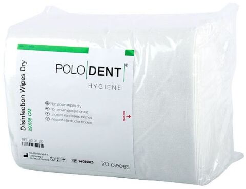 POLODENT dezinfekční ubrousky suché 29x38 cm