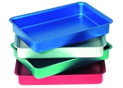 Tácek aluminium 33,5x23,5x5,2cm, zelený