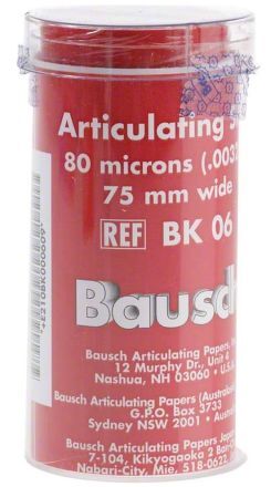 Bausch Articulating-Silk 80 µm červený