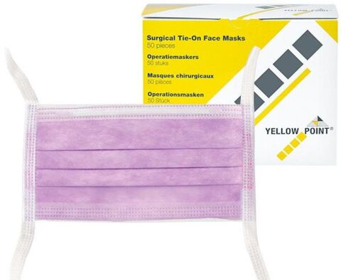YELLOW POINT ochranné roušky se zavazováním