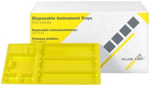 YELLOW POINT Tácky plastové 28 x 18 cm žluté