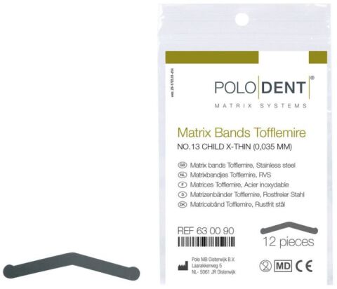 Matrix Bands Tofflemire No. 13 Child X-Thin 0,035